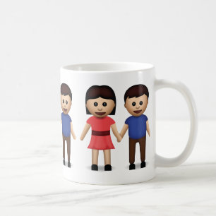 Man And Woman Holding Hands Emoji Coffee Mug