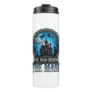 Man Behind Mask Halloween Haunted House Witch_1 Thermal Tumbler