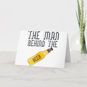 Man Behind the Beer Card
