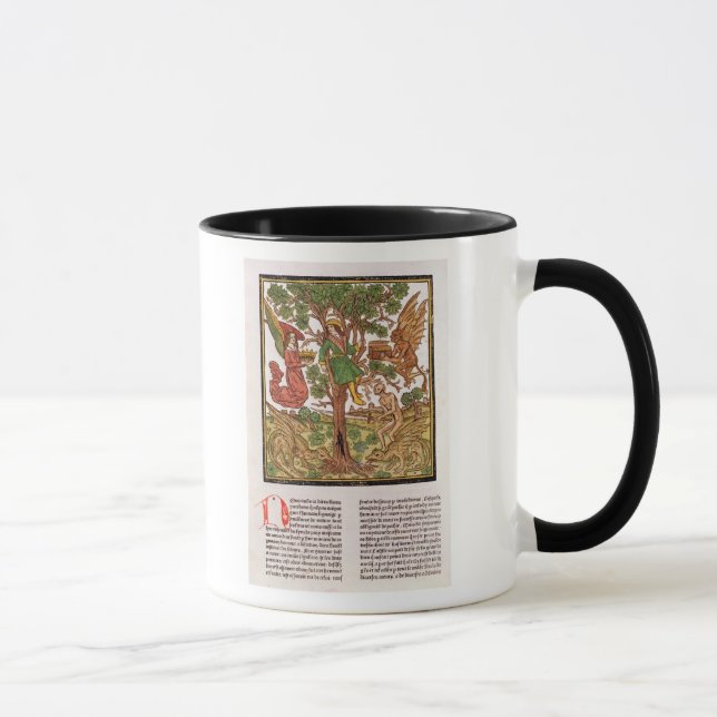 Man between vice and virtue mug (Right)