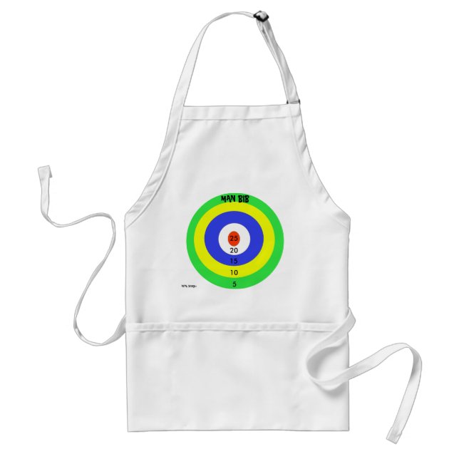 Man Bib BBQ Apron (Front)
