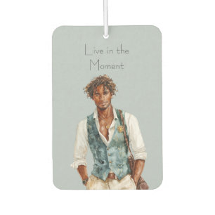 Man Black Woman Car Air Freshener