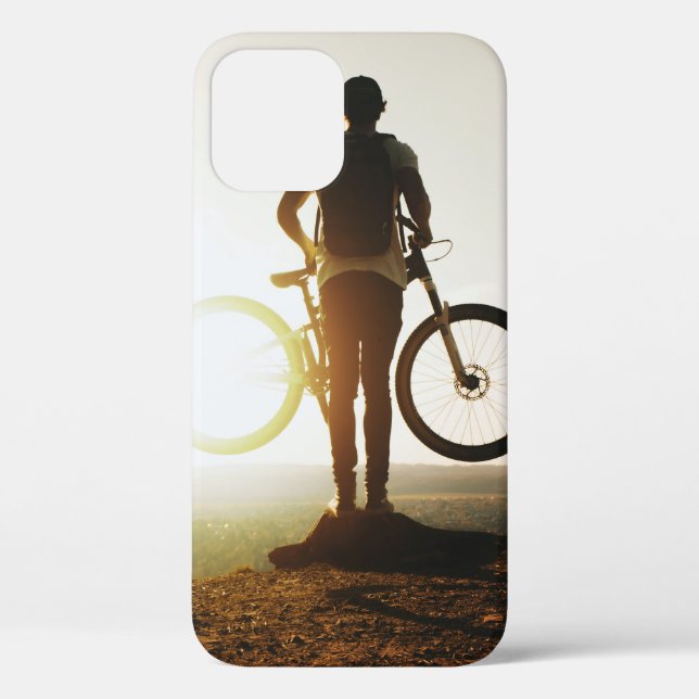 Man carrying bike Case-Mate iPhone case (Back)