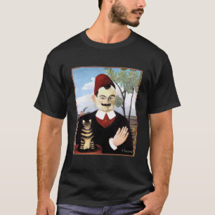 "Man & Cat" by Henri Rousseau T-Shirt