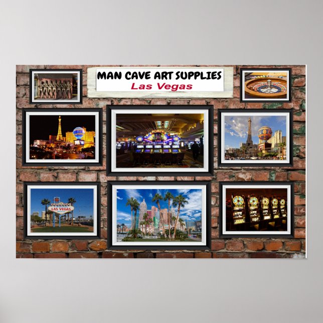 Man Cave Art Las Vegas. Poster (Front)