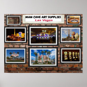 Man Cave Art Las Vegas. Poster