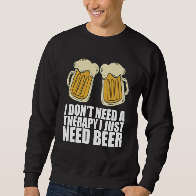 Man cave Craft beer Drunken Sweatshirt (Front)