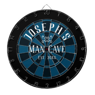 Man Cave Custom Name Dartboard