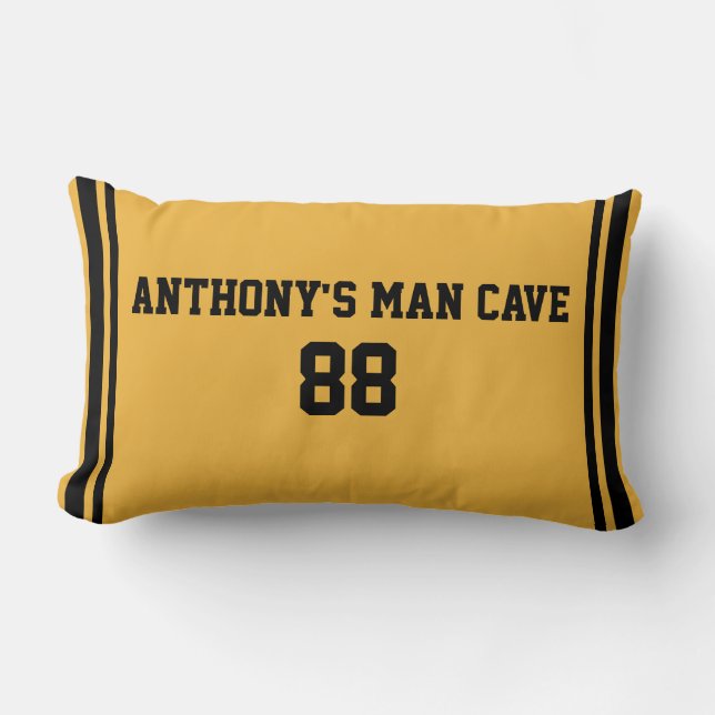 Man Cave Customisable Sports Pillow (Front)