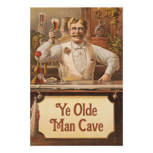 Man Cave - Customize it Poster
