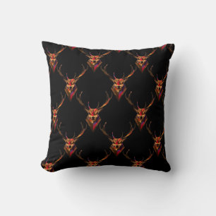 Man Cave Deer Pillow