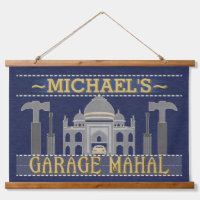 Man Cave Funny Garage Mahal Tools | Custom Name