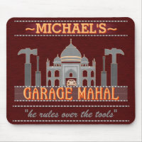 Man Cave Funny Garage Mahal Tools | Custom Name V2