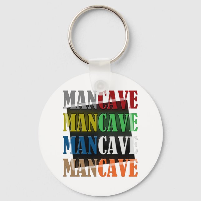 Man Cave Key Ring (Front)