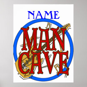 Man Cave, NAME add text Poster