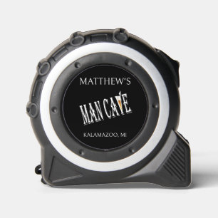 Man Cave Personalized Tape Measure 1