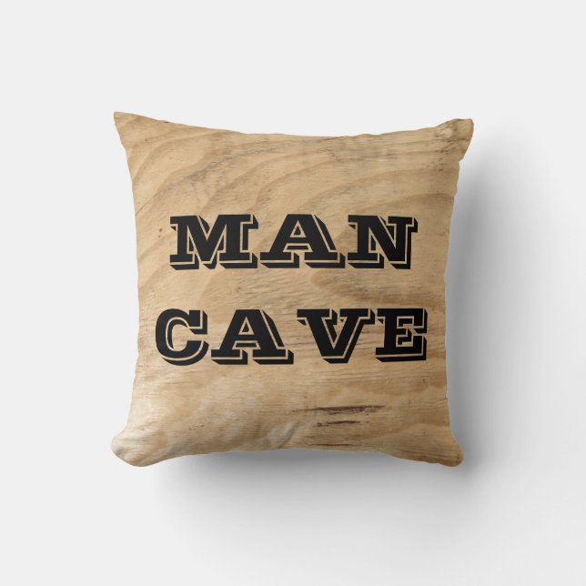 MAN CAVE Pillow (Front)