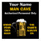 Man Cave Poster ADD YOUR NAME