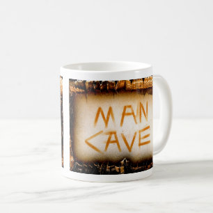 Man Cave Tan Slate Coffee Mug