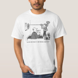 Man cheating playing a game of darts T-Shirt