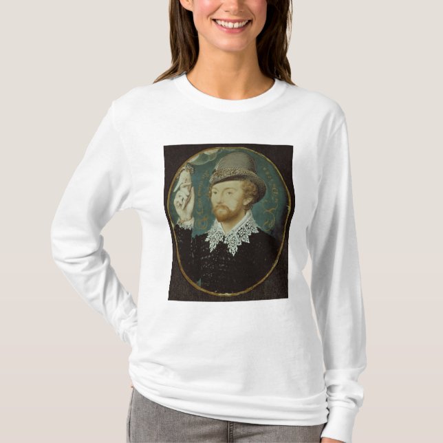 Man clasping hand from a cloud T-Shirt (Front)