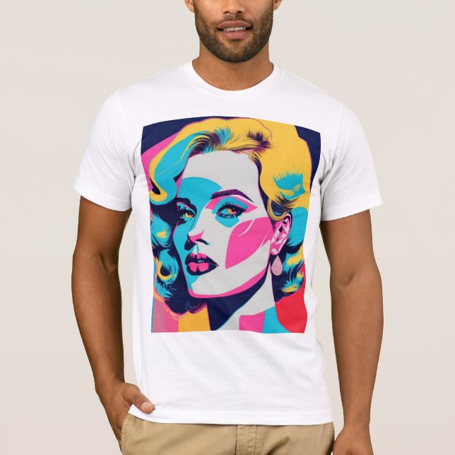 Man Clothing, pop art T-shirt (Front)