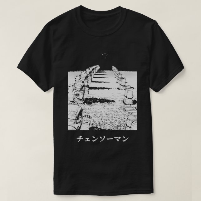 Man Darkness Devil Astronauts T-Shirt (Design Front)