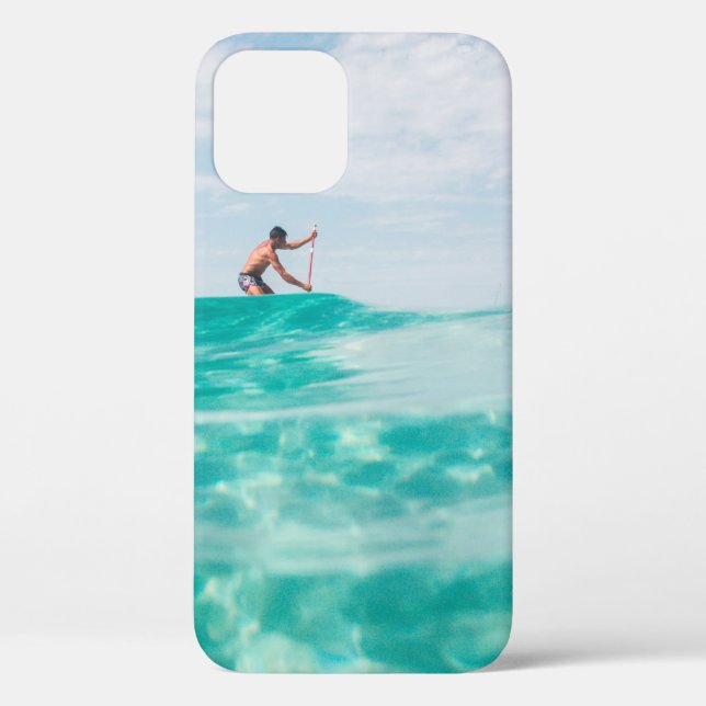 Man doing surfing Case-Mate iPhone case (Back)