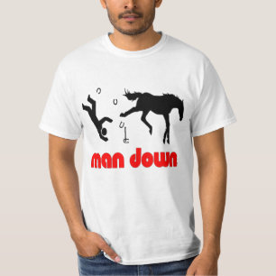 Man Down Horseshoes Value Tee