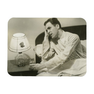 Man Drinking Water Magnet