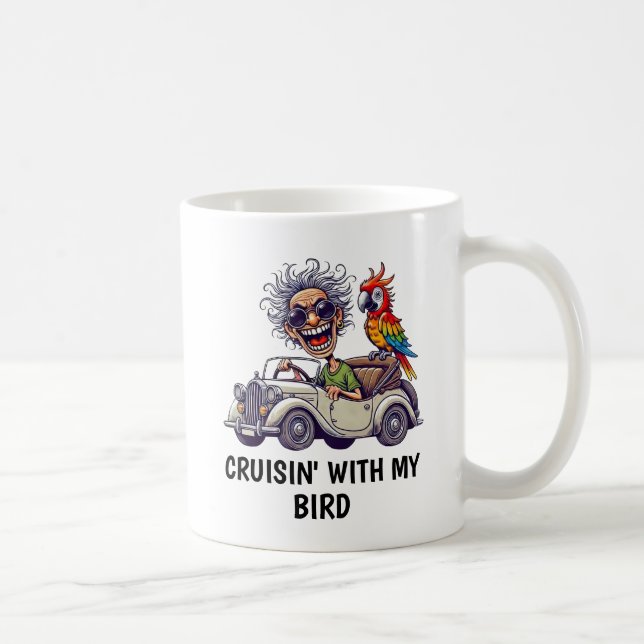 Man Driving Coffee Mug (Right)