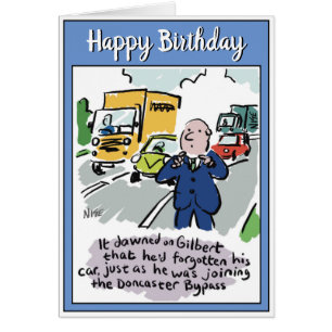 Man Driving Realises He's Forgotten His Car.