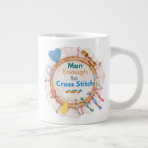 Man Enough to Cross Stitch