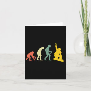 Man Evolution Snowboarder Card