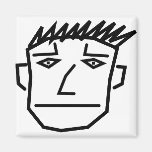 Man Face Magnet