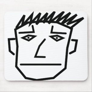 Man Face Mouse Pad