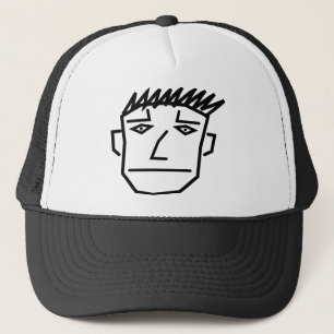 Man Face Trucker Hat