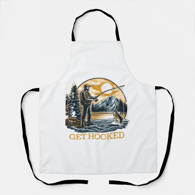Man Fishing Apron (Front)
