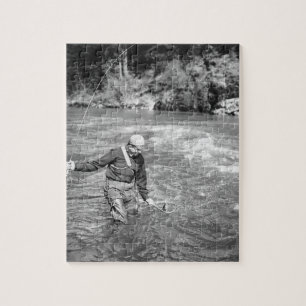 Man Fishing Jigsaw Puzzle