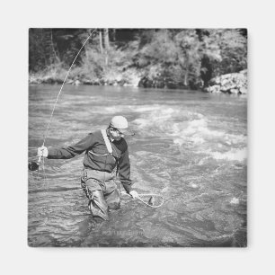 Man Fishing Magnet