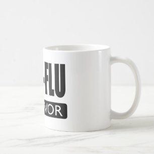 MAN-FLU SURVIVOR. COFFEE MUG