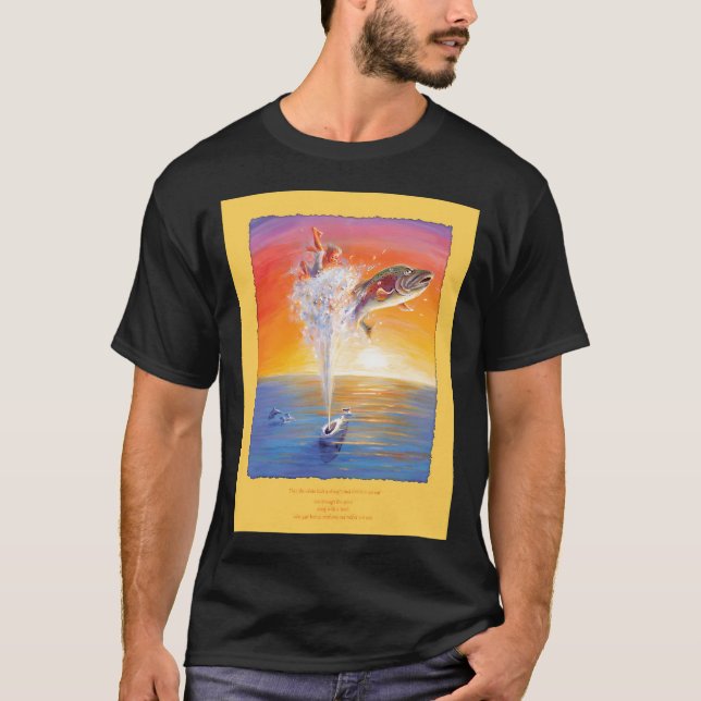 Man From Space whale spout 2 T-Shirt (Front)