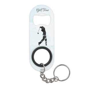 *~* Man Golfing Golf Nature Tree Pond Golfer Mini