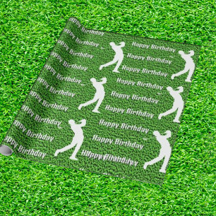 Man Green Wrapping Paper
