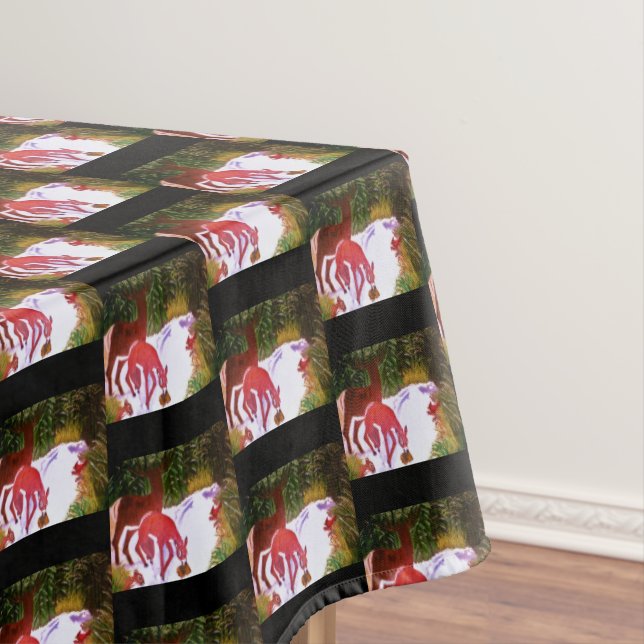 MAN HAS ENTERED THE FOREST table cloth (In Situ)