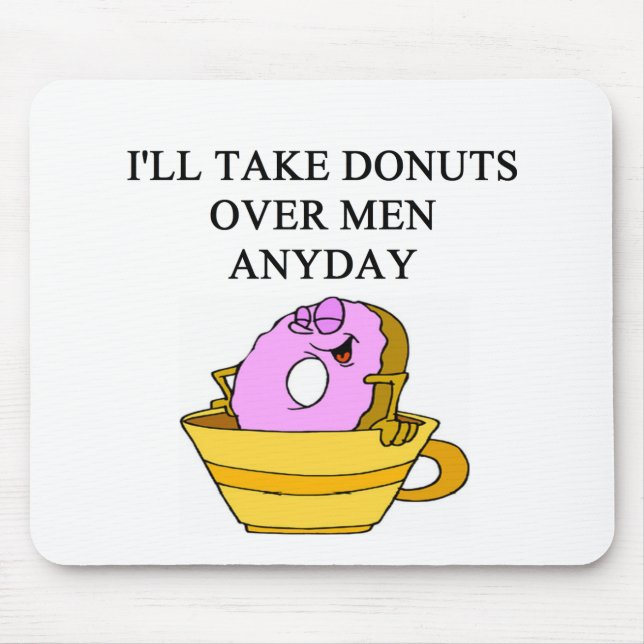 man hating woman joke mouse pad (Front)