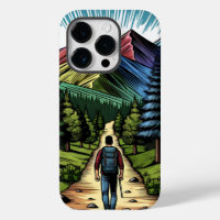 Man Hiking the Trails