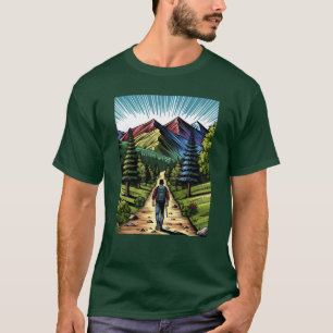 Man Hiking the Trails T-Shirt