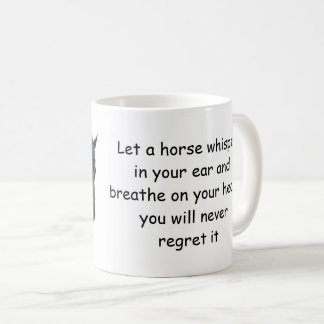 Man Holding Horse Light Coffee Mug