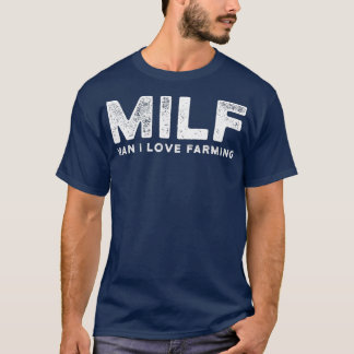 Man I Love Farming Funny Farmers Christmas T-Shirt